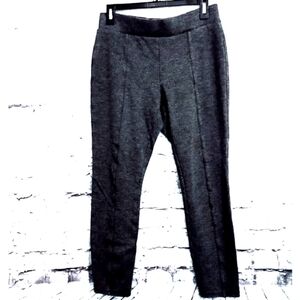 FADED GLORY DARK GRAY PONTE LEGGINGS WOMEN'S SIZE M